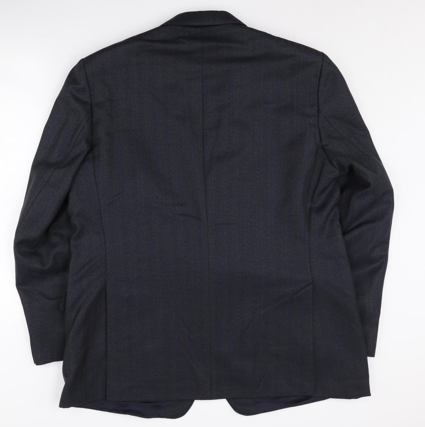 Mens UK Size 46 Eric Spencer Regular Blue Suit Jacket