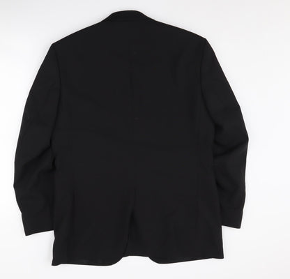 Mens UK Size 38 Burton Regular Black Suit Jacket