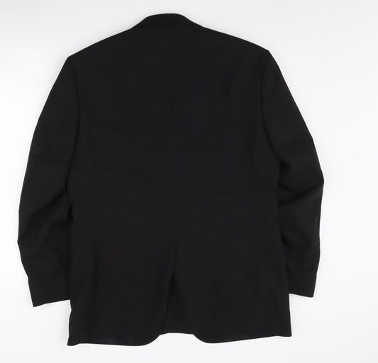 Mens UK Size 38 Burton Regular Black Suit Jacket