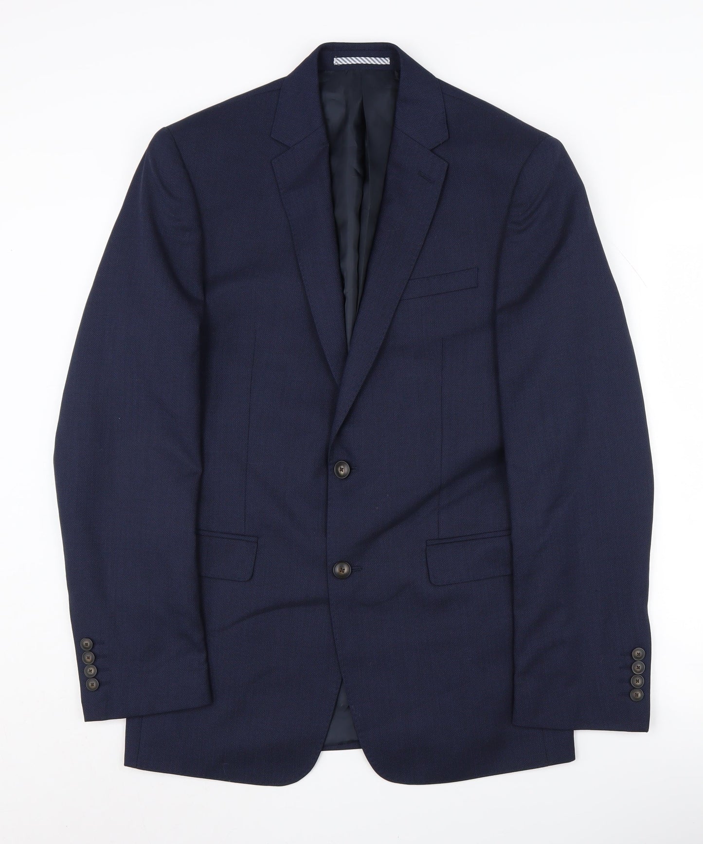 Mens UK Size 38 Marks and Spencer Regular Blue Suit Jacket