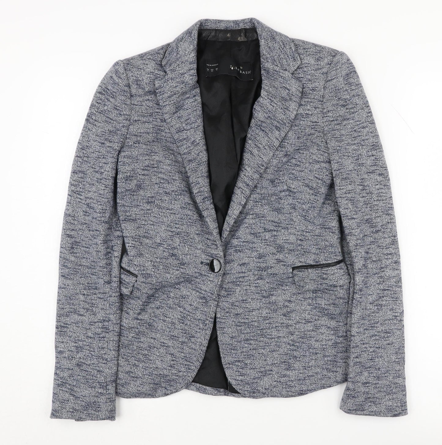 Zara Basic Women's Grey Flecked Blazer XS