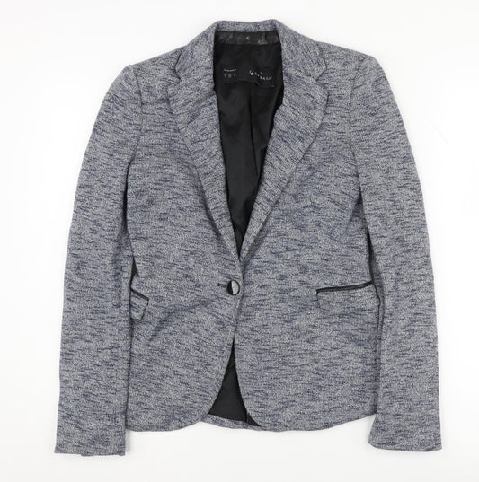 Zara Basic Women's Grey Flecked Blazer XS