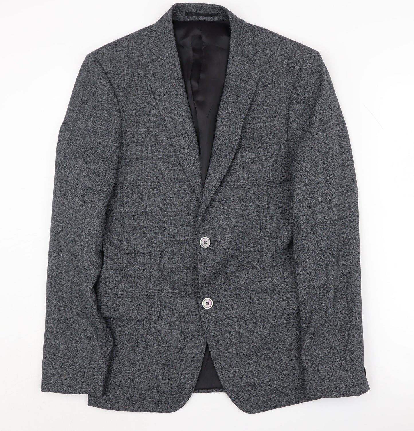 Mens UK Size 36 T.M.Lewin Regular Grey Suit Jacket