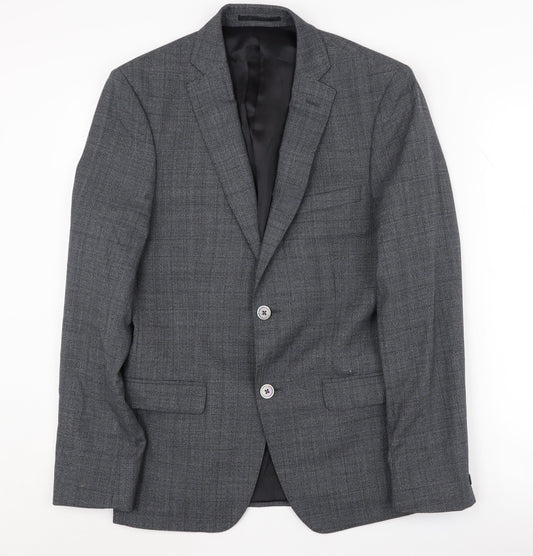 Mens UK Size 36 T.M.Lewin Regular Grey Suit Jacket