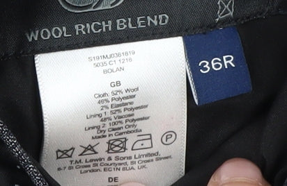Mens UK Size 36 T.M.Lewin Regular Grey Suit Jacket