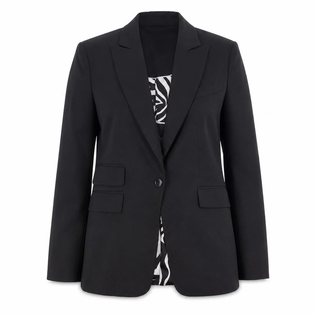 Koton Women's Black Blazer Suit Jacket Size 8