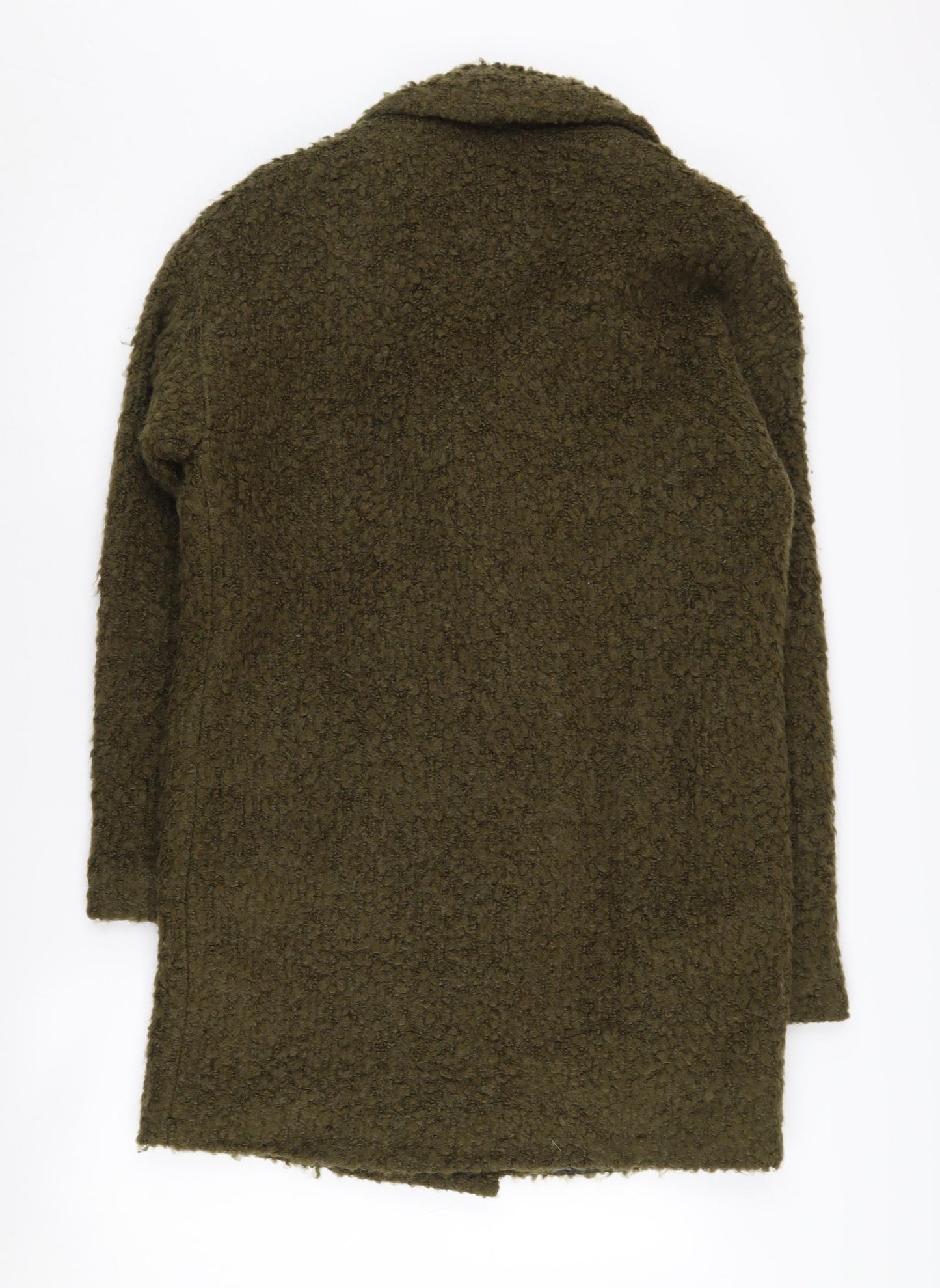 Clockhouse Women's Green Long Coat Size 8