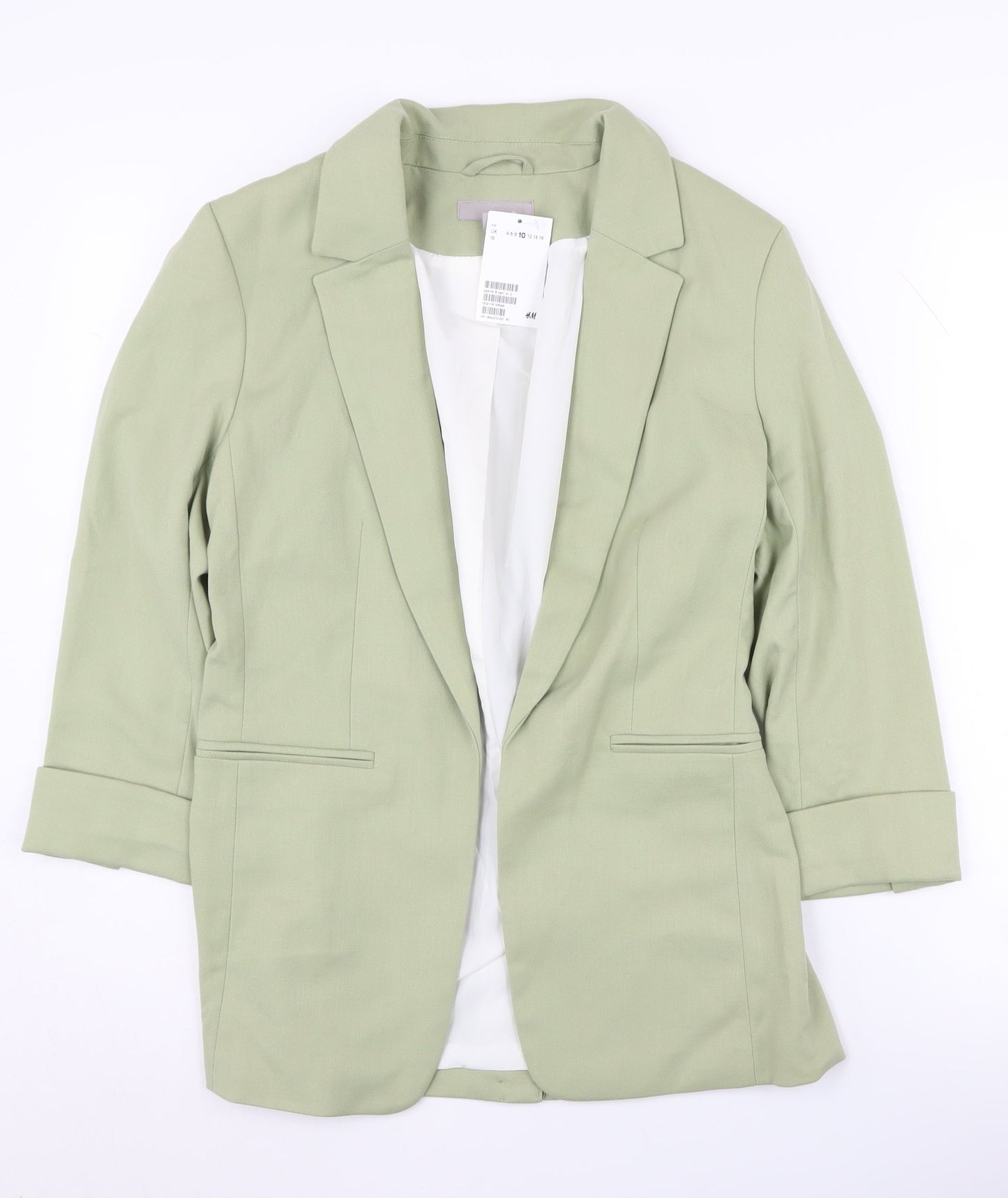 H&M Women's Green Blazer Size 10