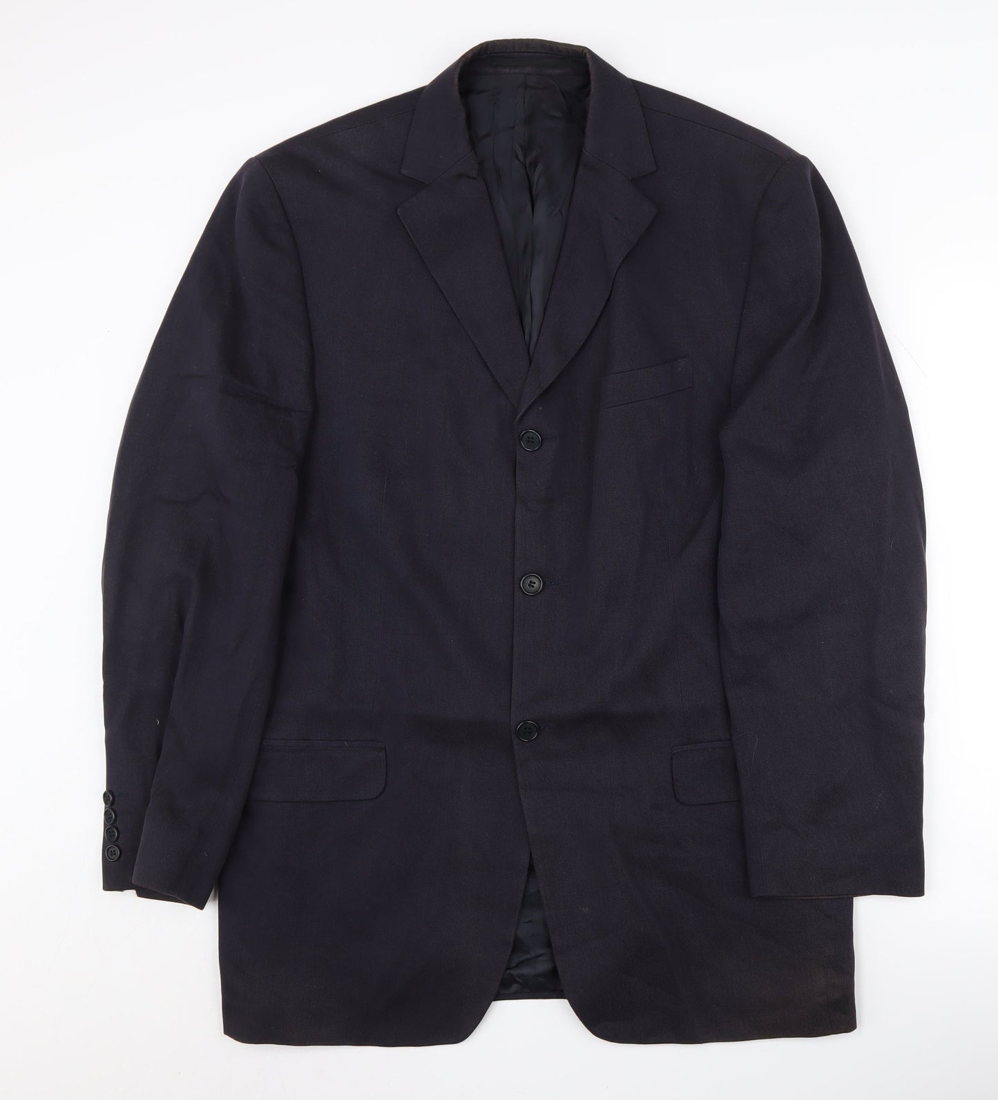 Mens UK Size 40 Pierre Cardin Regular Blue Suit Jacket