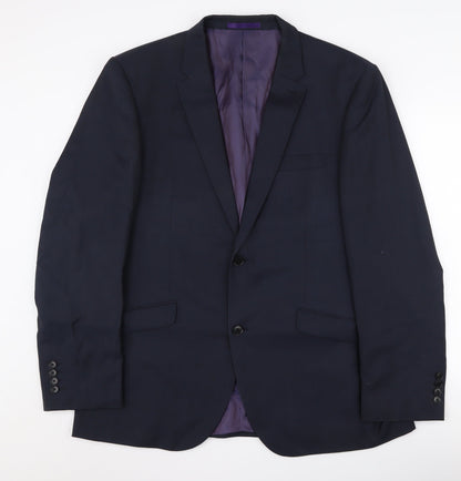 Mens UK Size 42 NEXT Regular Blue Suit Jacket