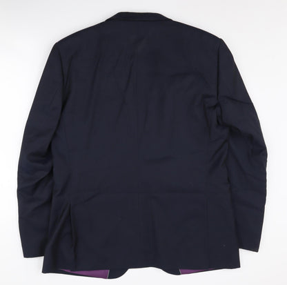 Mens UK Size 42 NEXT Regular Blue Suit Jacket