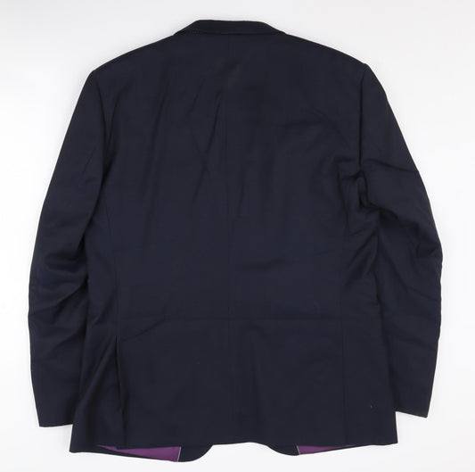 Mens UK Size 42 NEXT Regular Blue Suit Jacket