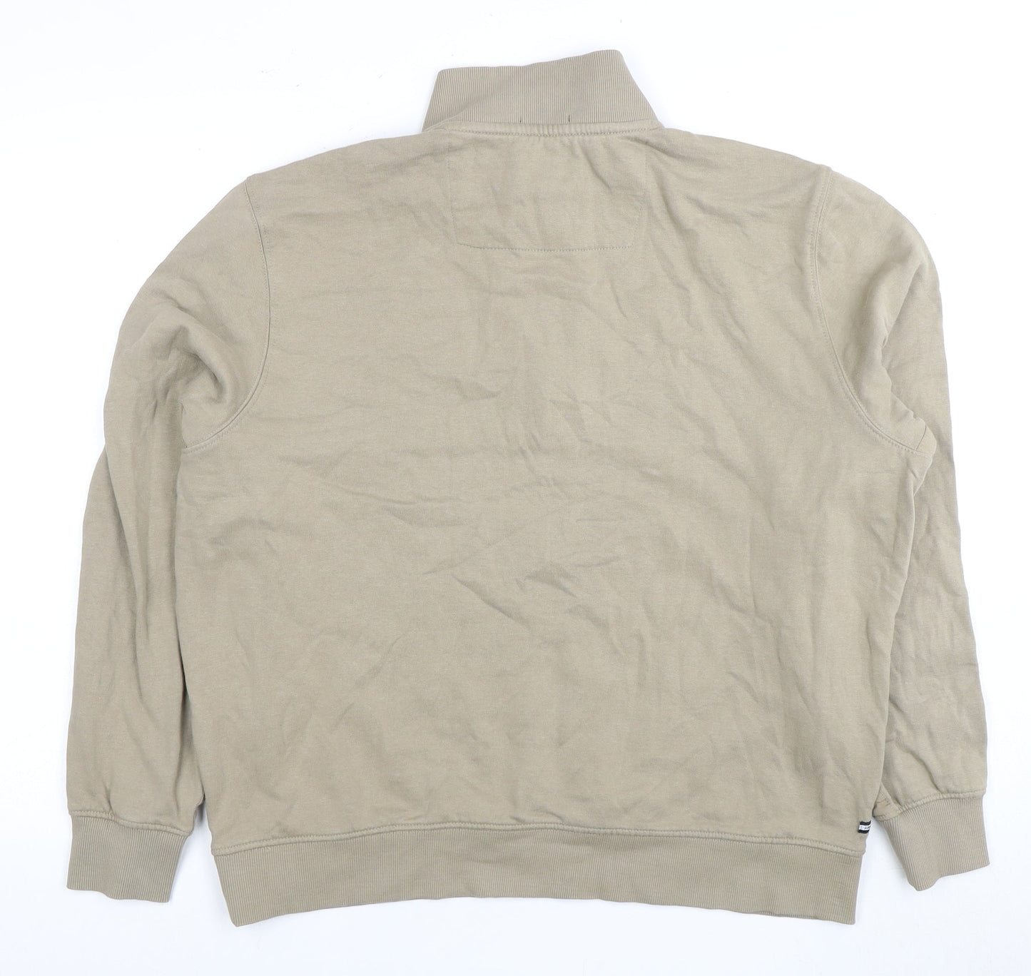 Weekend Offender Men’s Beige High Neck Sweatshirt L