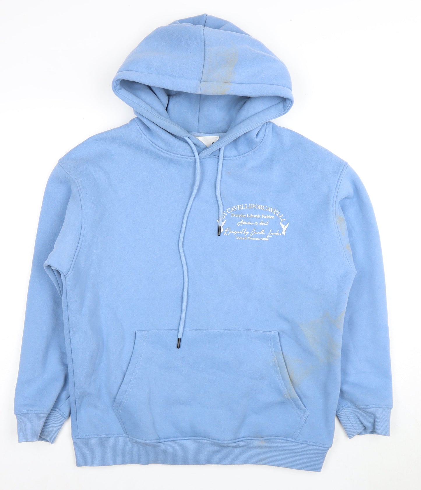 Cavelli London Blue Unisex Hoodie - Medium