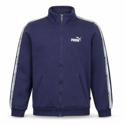 Mens UK Size M PUMA Blue Full Zip Sweatshirt