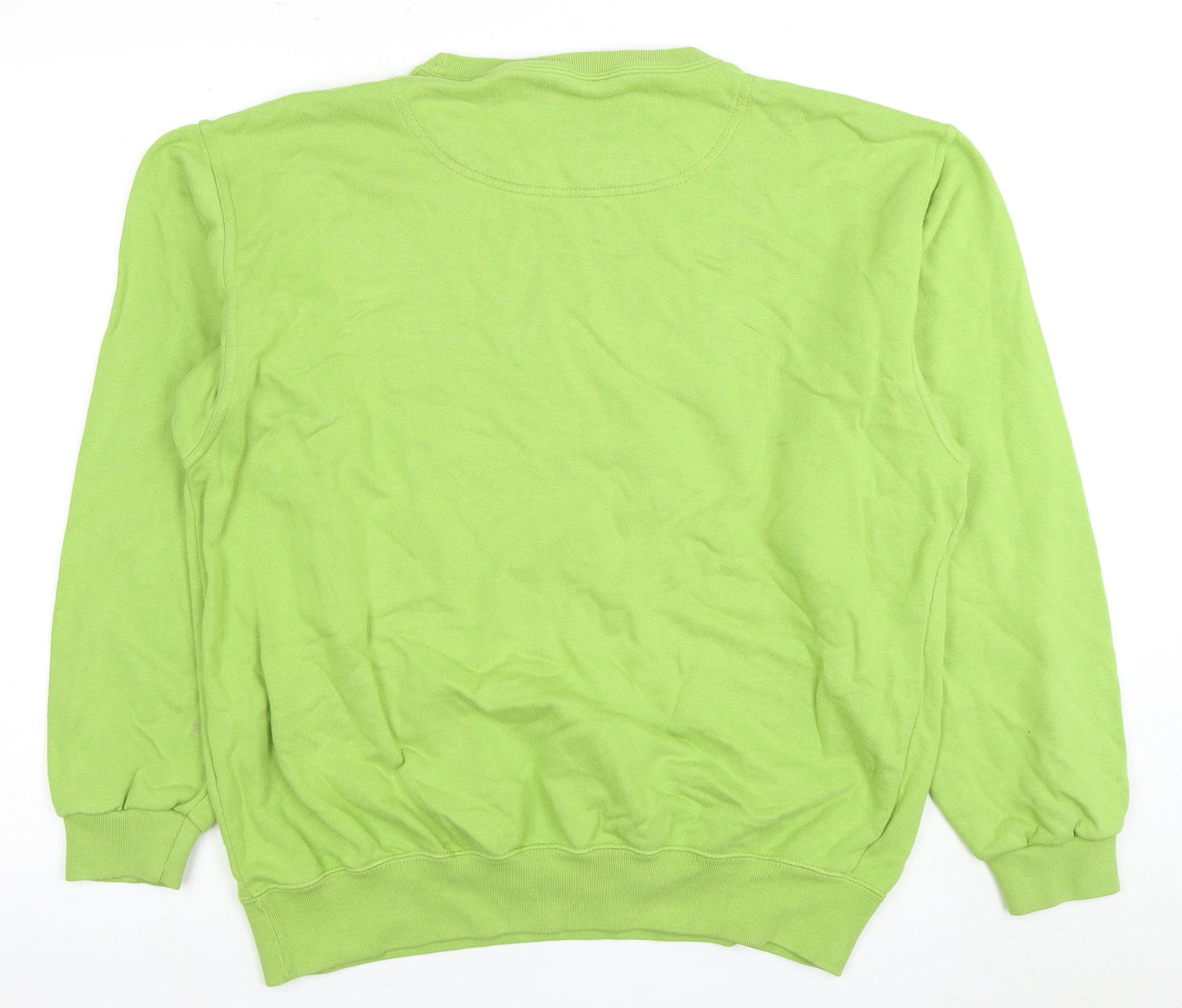 Mens UK Size L Champion Green Pullover Sweatshirt