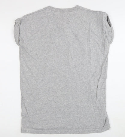 UK Size 4 Coca-Cola Grey Basic T-Shirt