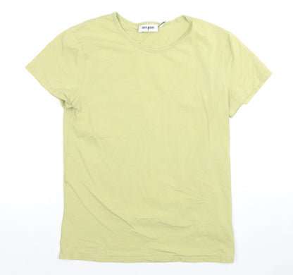 Unisex Adults UK Size S Weekday Green Basic T-Shirt
