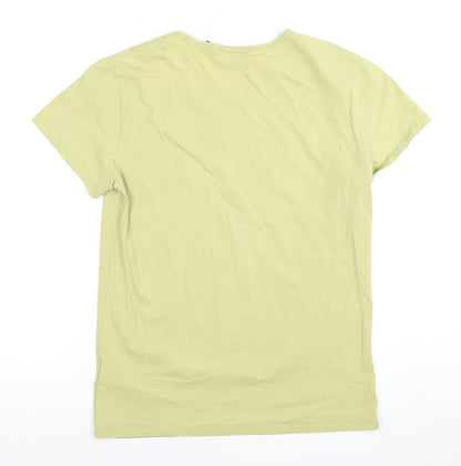 Unisex Adults UK Size S Weekday Green Basic T-Shirt