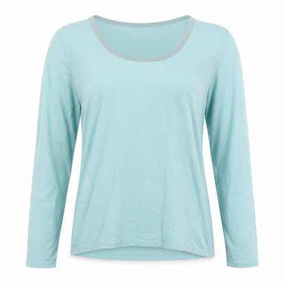 Laura Ashley Women's Blue Long Sleeve T-Shirt Size 14