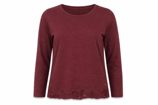Womens UK Size 14 Superdry Red Basic T-Shirt