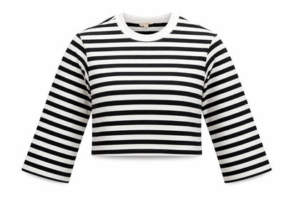 Womens UK Size 12 H&M Multicoloured Cropped T-Shirt