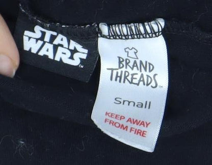 Brand Threads Black Star Wars Graphic T-Shirt, Size S