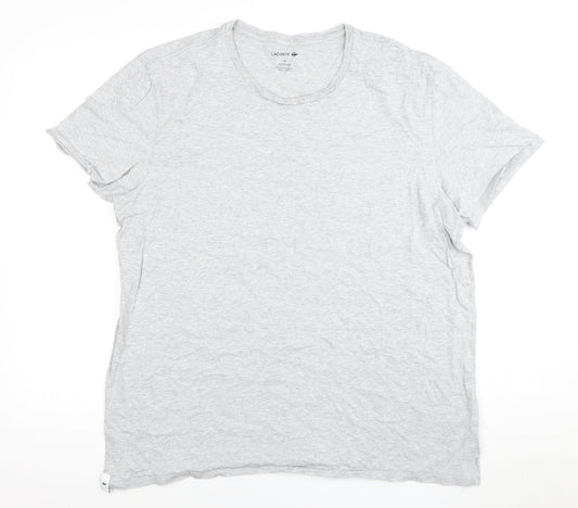 Lacoste Men’s Grey 2XL Crew Neck T-Shirt