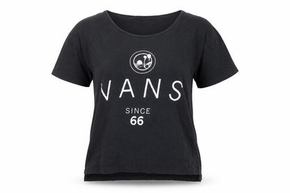 Vans Women's Black Basic T-Shirt, Size S, Casual Wear