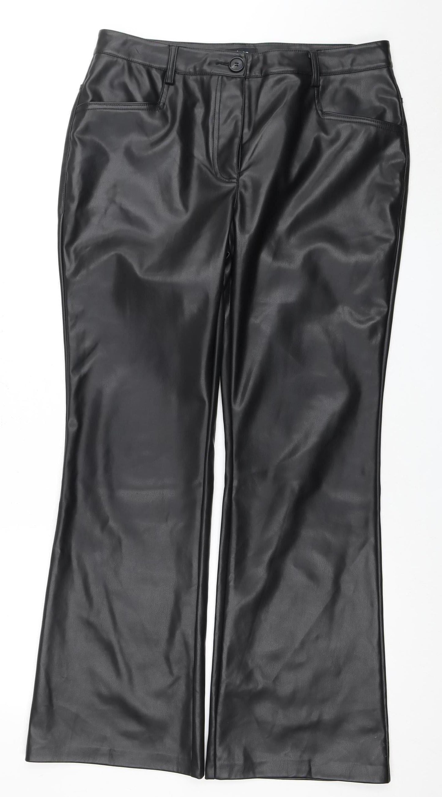 Womens UK Size 14 Klass   Black Trousers