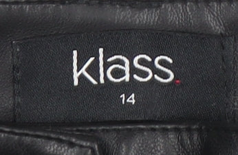 Womens UK Size 14 Klass   Black Trousers