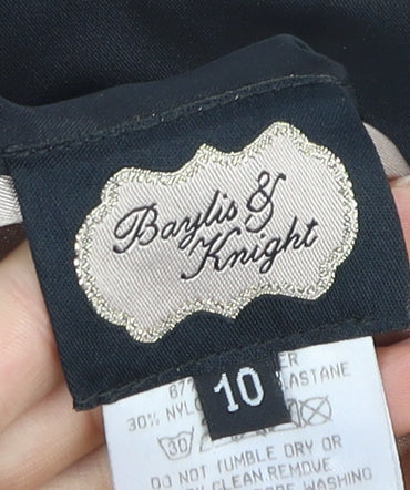 Baylis & Knight Women Beige Size 10 Slip Dress