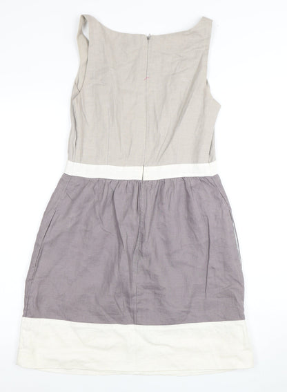 Next Women's Multicoloured Shift Dress Size 10