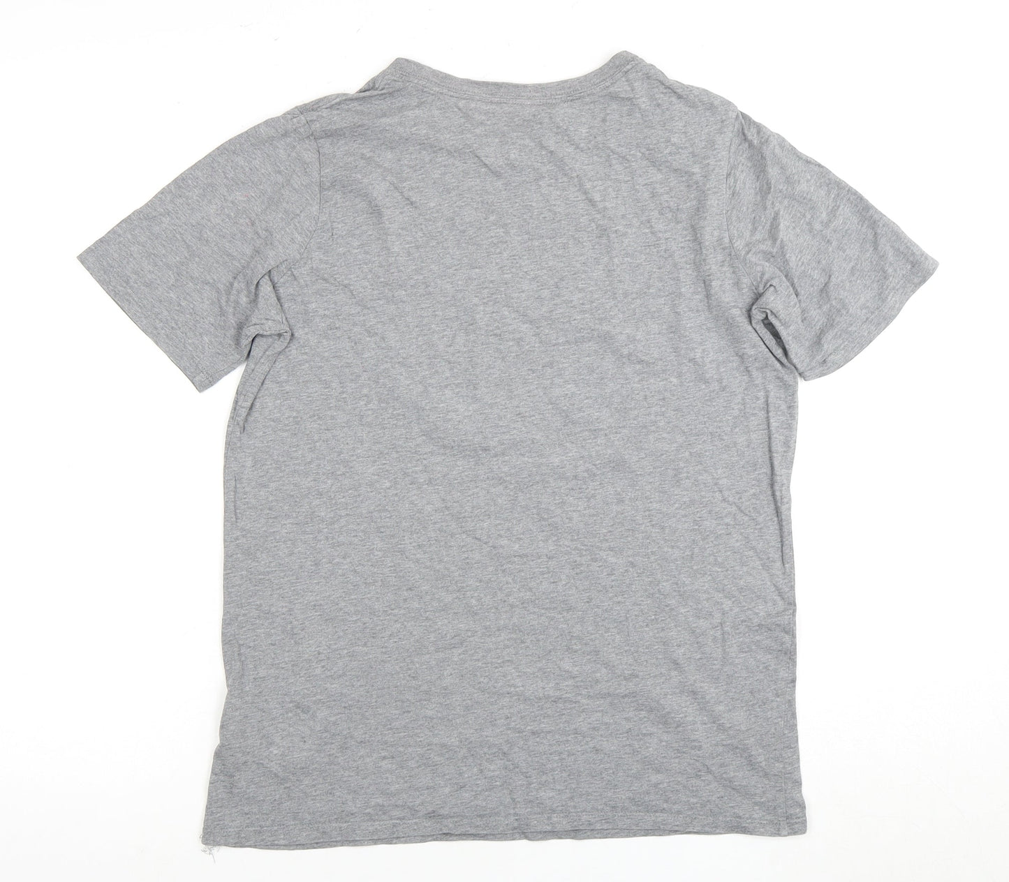 Nike Boys Grey Graphic Print T-Shirt XL Athletic Cut