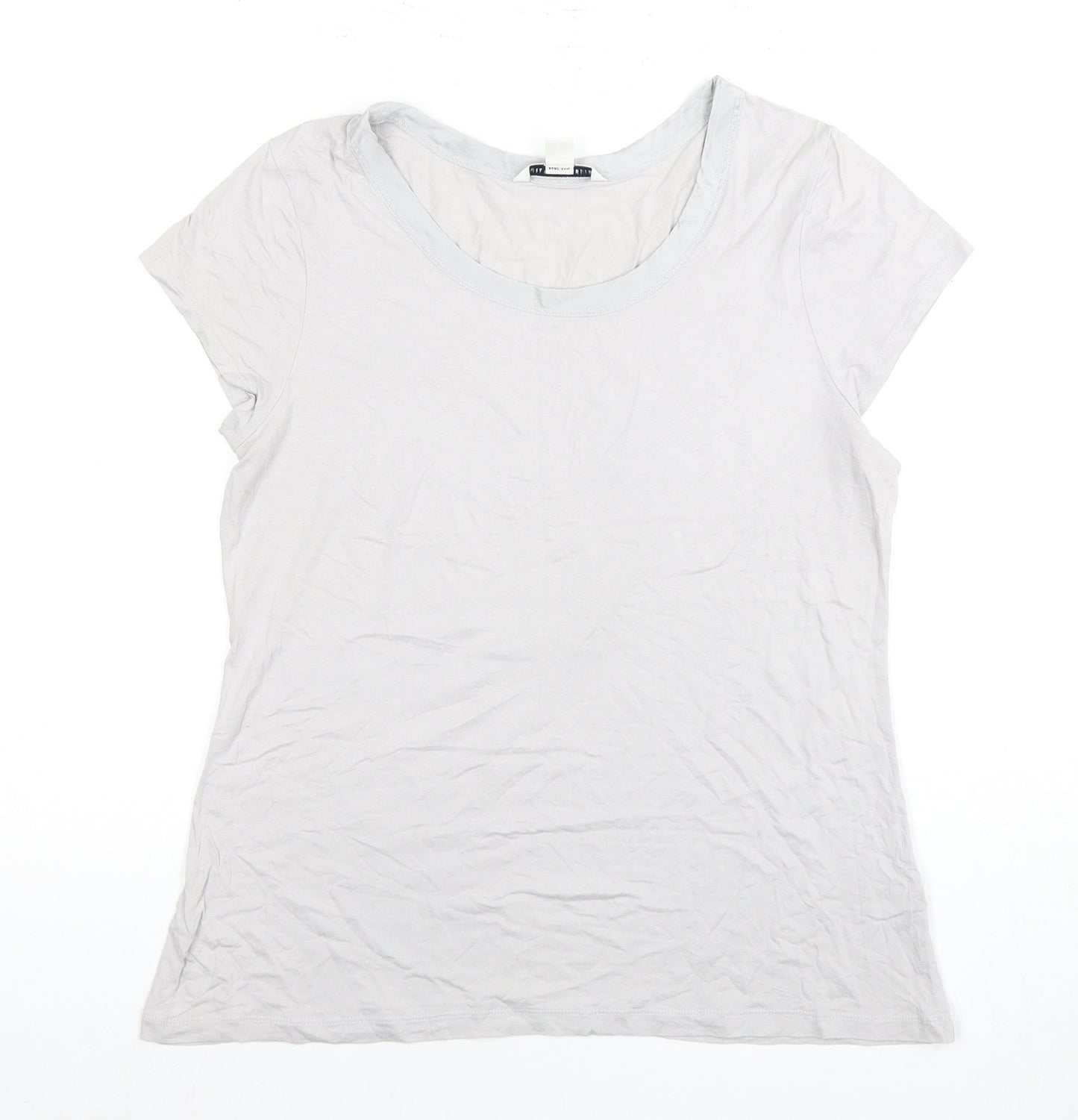 Banana Republic Women's Grey T-Shirt, Size L, Casual Spring Top