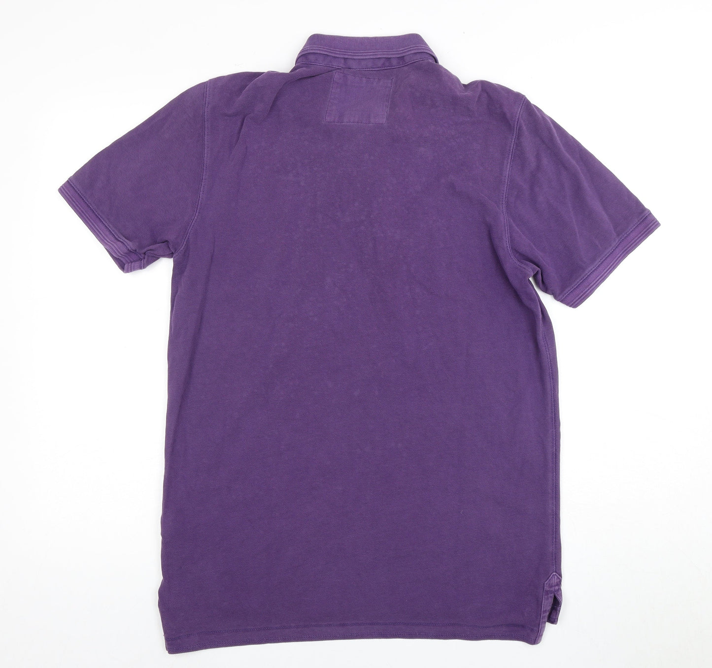 Next Men's Purple Polo Shirt, Size M, Cotton, Casual