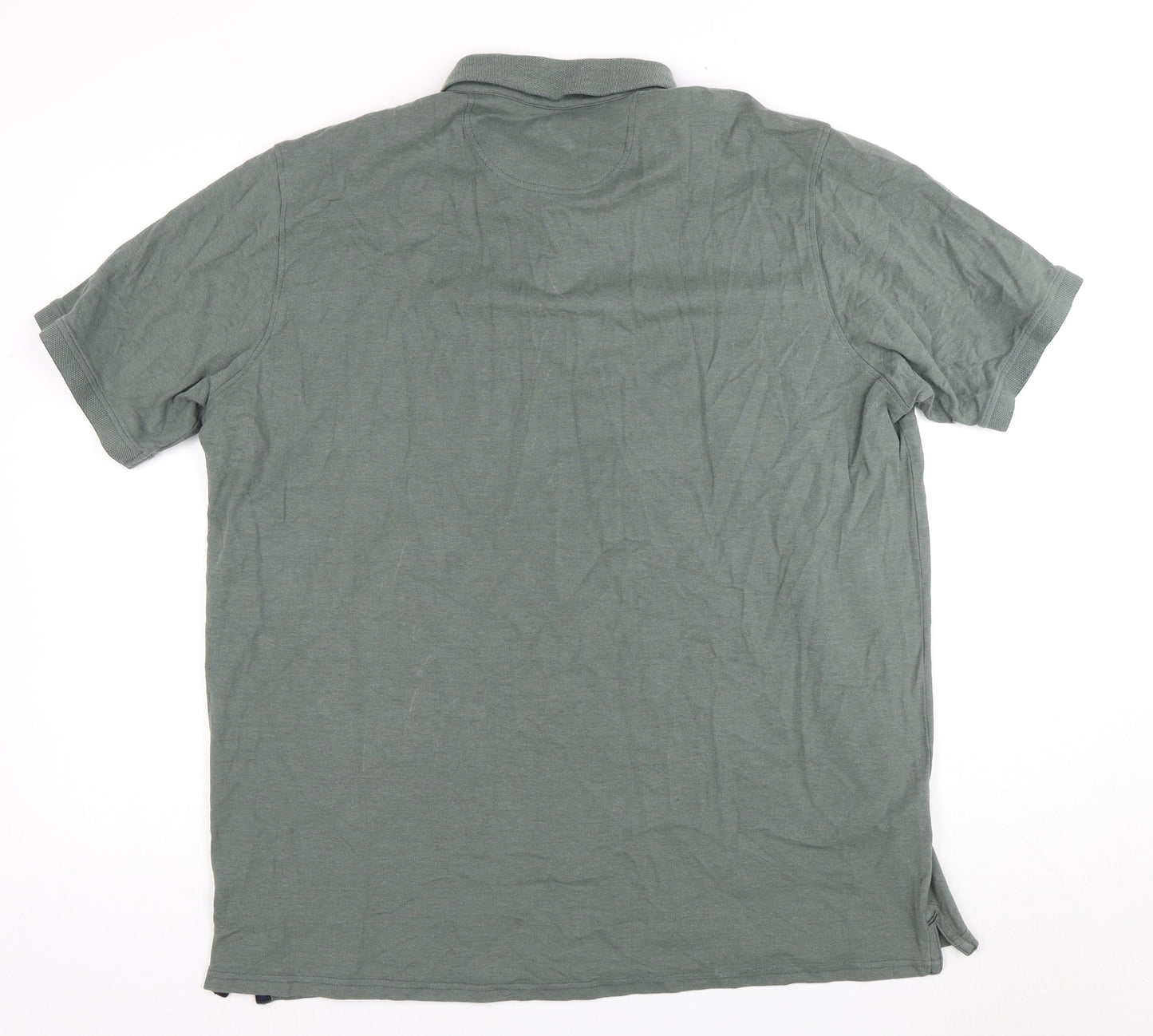 CASAMODA Men's Green 3XL Polo Shirt with Stretch