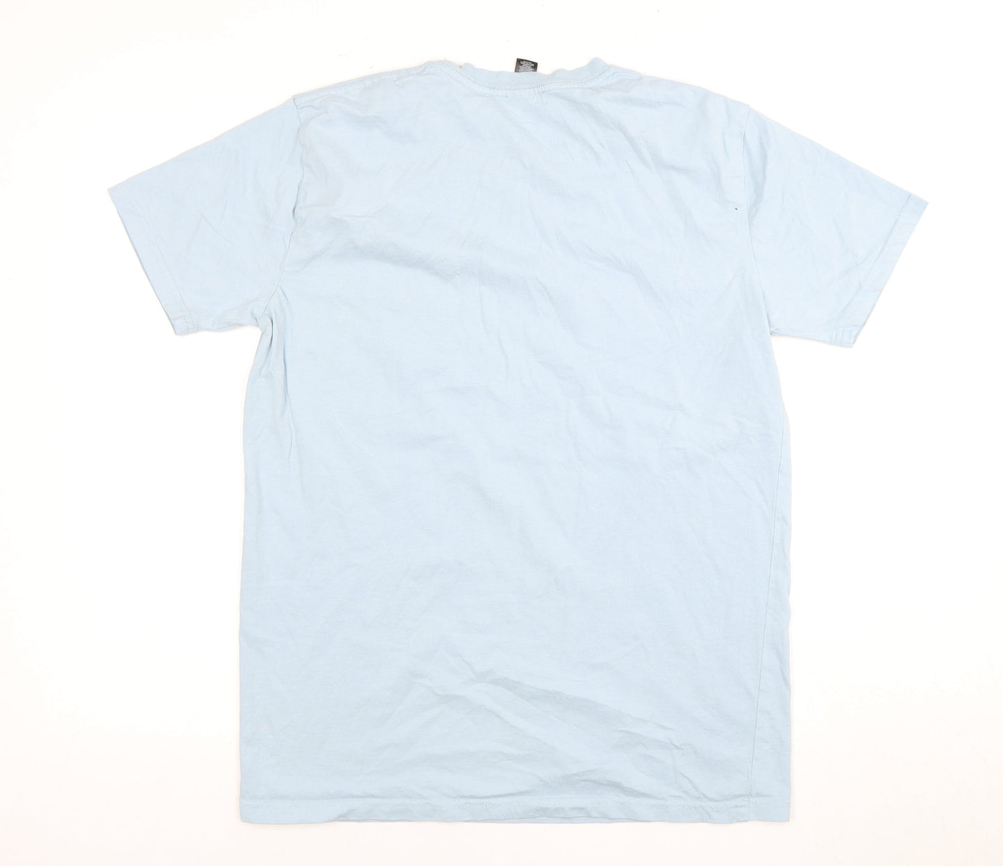35 Colour Staple Unisex Blue Cotton T-Shirt M
