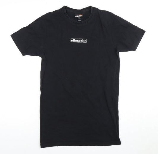 Mens UK Size XS ellesse Black  T-Shirt