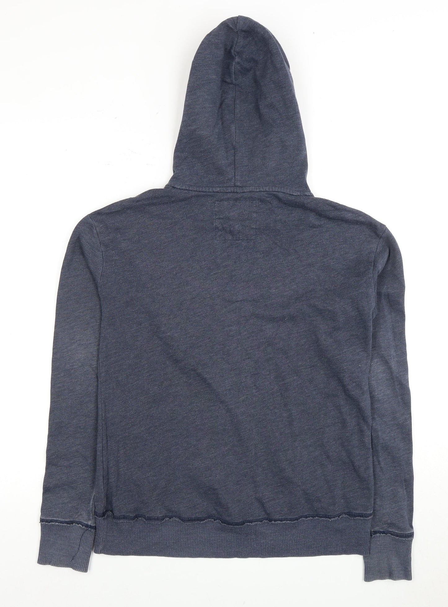 Mens UK Size XS Hollister Blue Pullover Hoodie