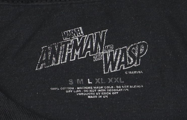Marvel Ant-Man & The Wasp Black T-Shirt - Men's L