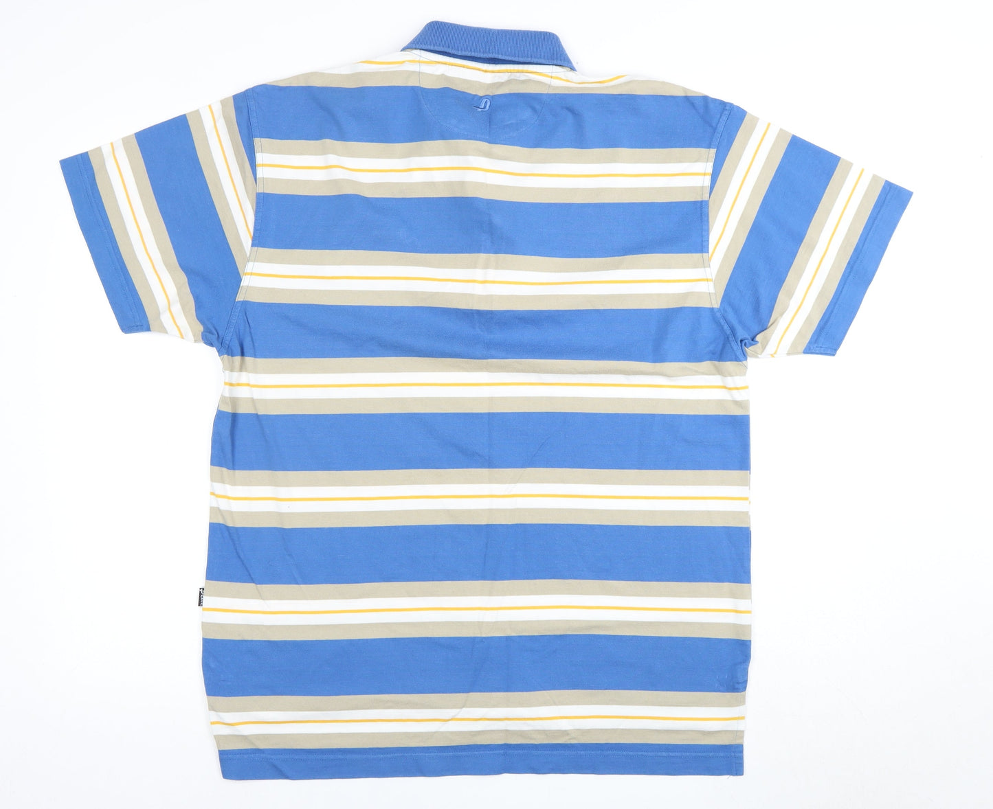 Penn Men's Blue Striped Polo Shirt M, Casual