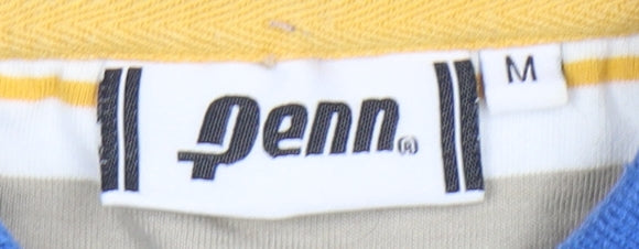 Penn Men's Blue Striped Polo Shirt M, Casual