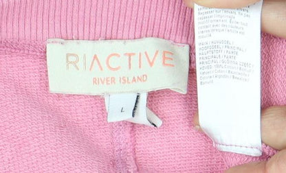 River Island Pink Women's Pullover Sweatshirt Size 8