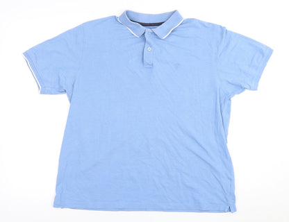 James Pringle Men's Blue Polo Shirt Size L