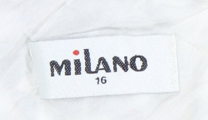 Milano Women’s Animal Print Skirt Size 16 Multicoloured