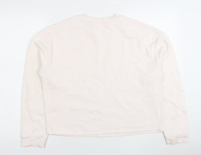River Island Teen Girls' Pink Pullover Sweatshirt XS