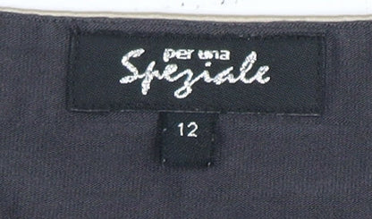 Womens UK Size 12 Per Una Black  T-Shirt