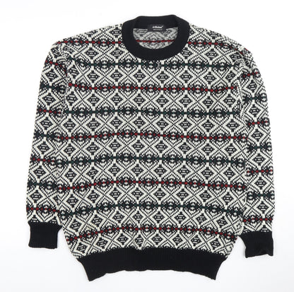 St Michael Men’s Black Medium Pullover Jumper