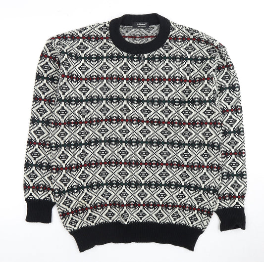 St Michael Men’s Black Medium Pullover Jumper